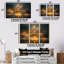 Cresence - Ensemble de décorations murales paysage abstrait-108315685-108315689