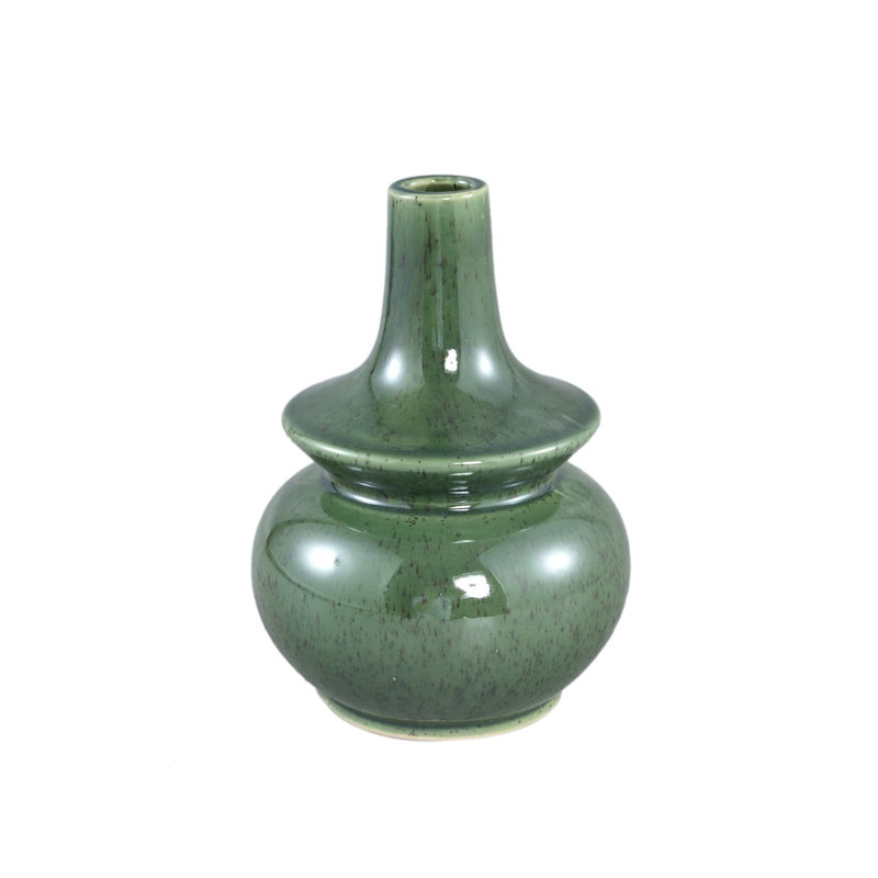 Cheryse Ceramics Table Vase, Green, 34cm H x 38cm W x 18cm D