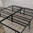 Black Steel King Platform Foundation, 14 - Inch Elevated For Underbed Space, 5 Minute Setup, No Box Spring Heavy Duty Size Bed Platform, Storage, Tool-313496743