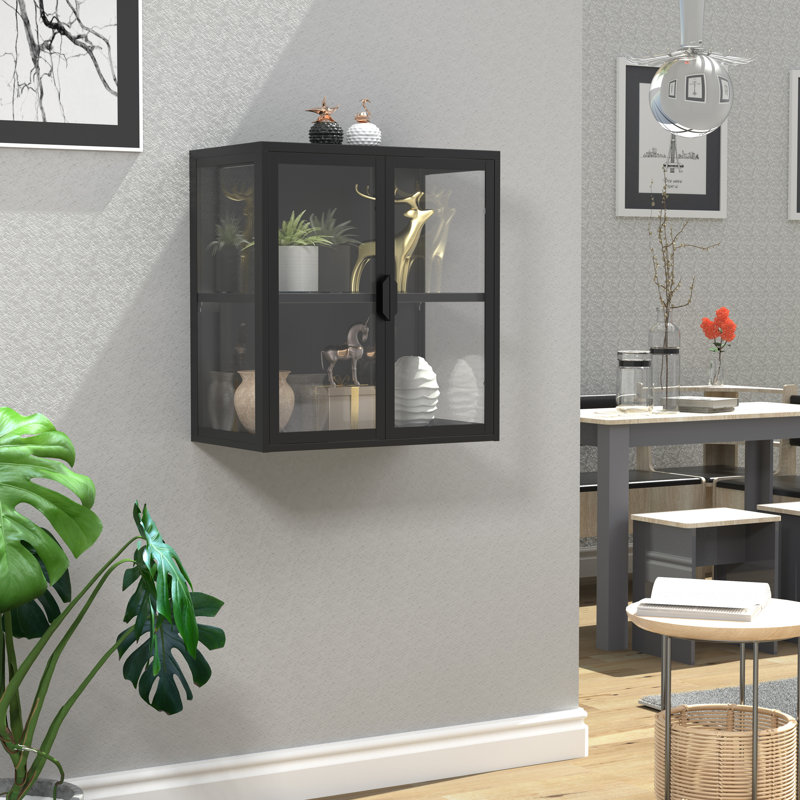 Myqueal Display Cabinet, Black