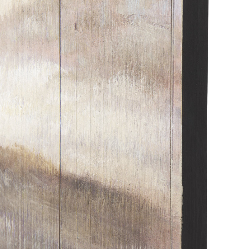 Peinture de bœuf sauvage sur bois