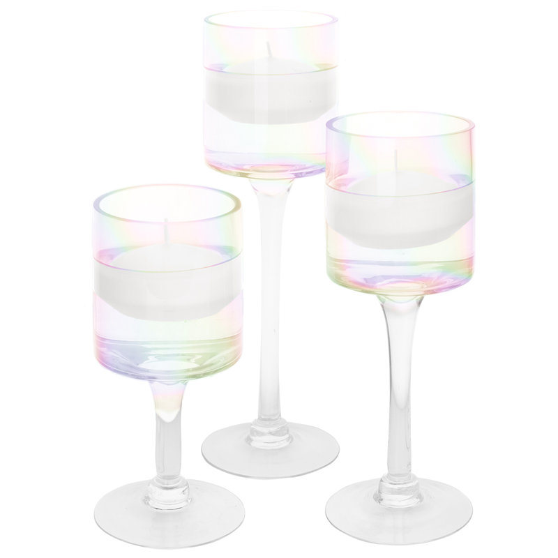 Verre 11,75 po H, Irisé