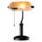 Fallon Pale Yellow Glass Banker Desk Lamp with Pull Chain, Antique Traditional Library Lamp, Vintage Bankers Lamp, Max 60W E26 Base, Uniquely Textured Base