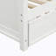 Lit de jour en bois avec lit gigogne simple