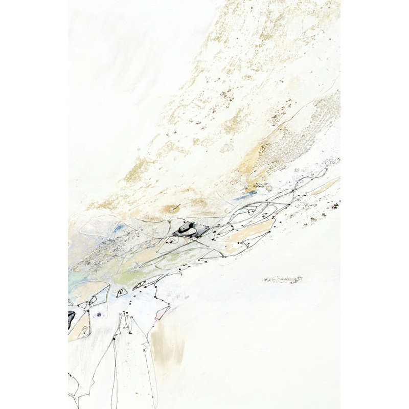 Seafoam Neutral IV 1 Piece Wrapped Canvas Painting, 46cm H x 30cm W x 3.8cm D