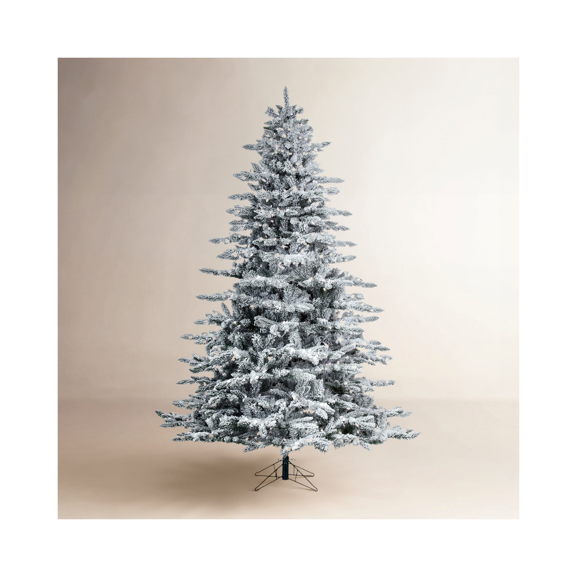 14' Lighted Artificial Fir Christmas Tree