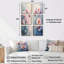 Ensemble de 6 décorations murales florales Frosty Field-323118528-323118529