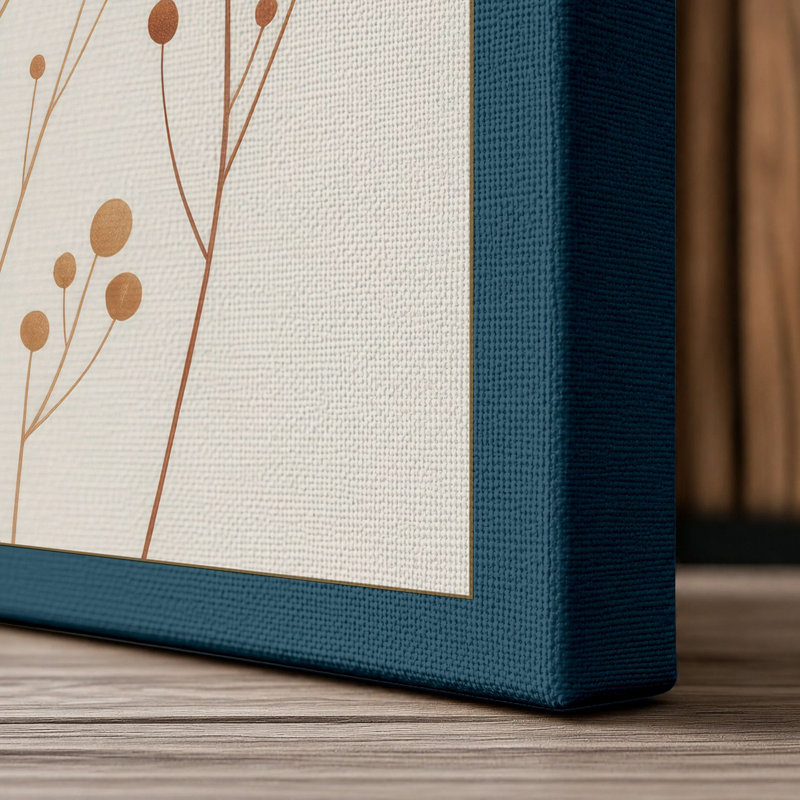 Print, 36x24 - 91.4 x 61.0 cm, Teal Border