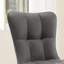 Chaise rembourrée moderne avec structure en métal-456032067