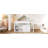 Full Size Loft Bed With Canopy Roof And Storage Cabinet-397006069