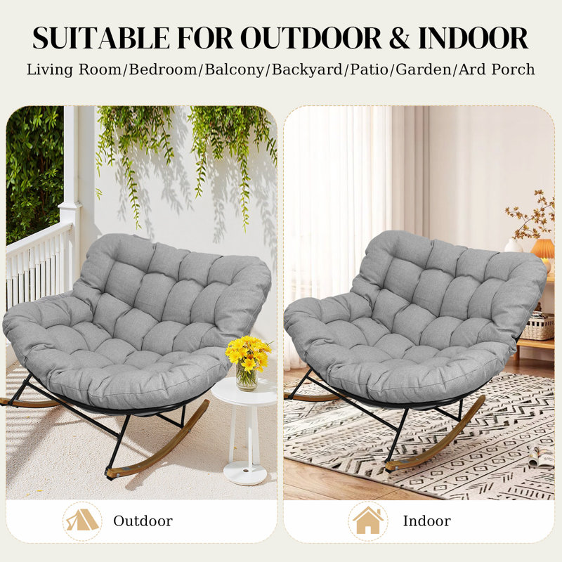 Chaise berçante surdimensionnée Comfy