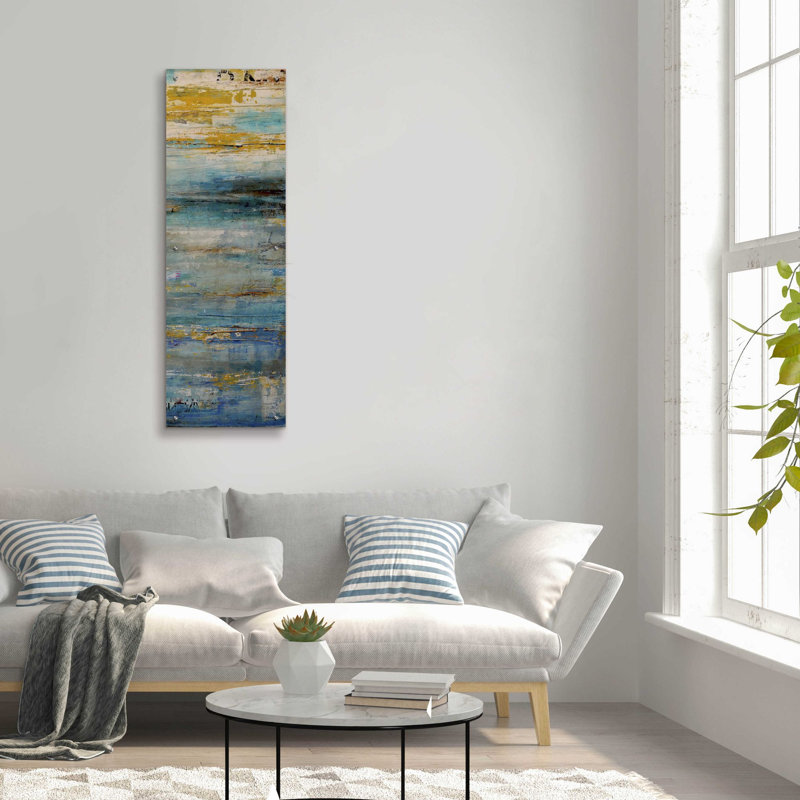 «Beyond the Sea II» par Erin Ashley, art mural en verre acrylique, H 48 po x l 16 po x P 0,2 po