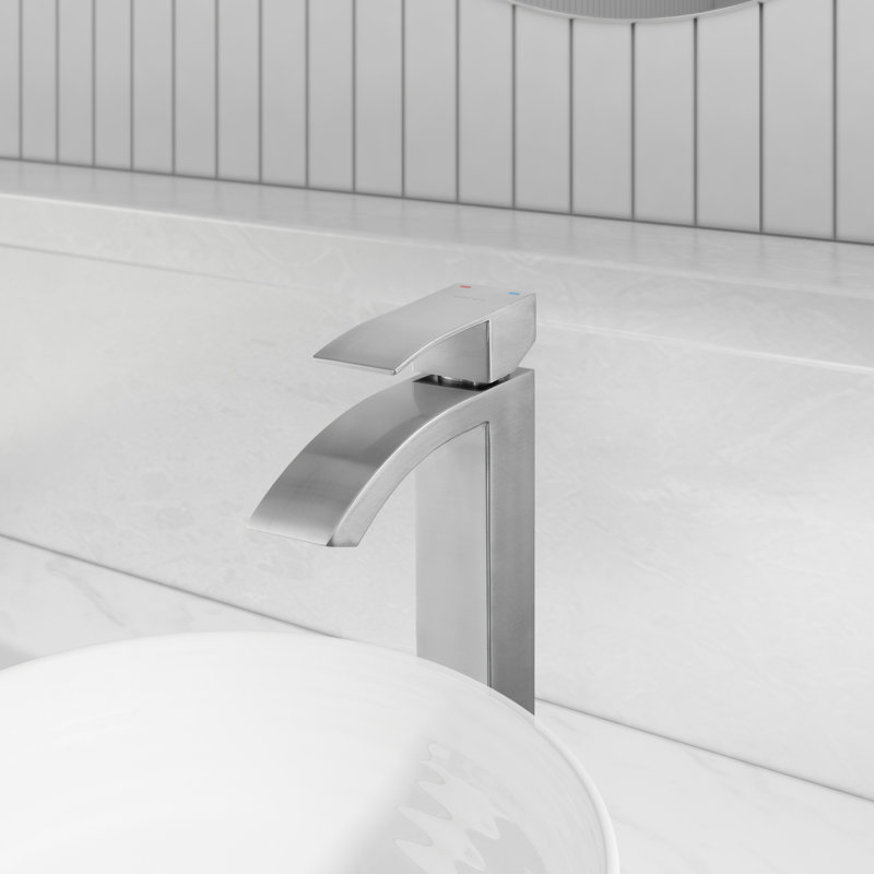 Vessel Sink Faucet Single-handle Bathroom Faucet, Silver