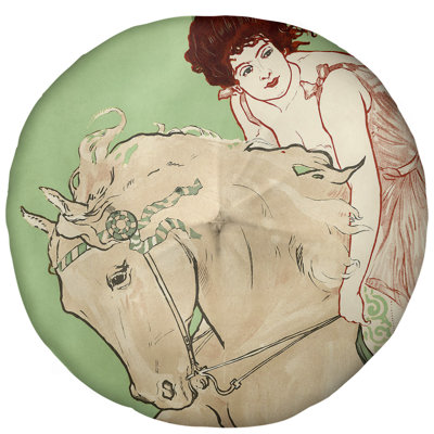 Coussin de plancher rond