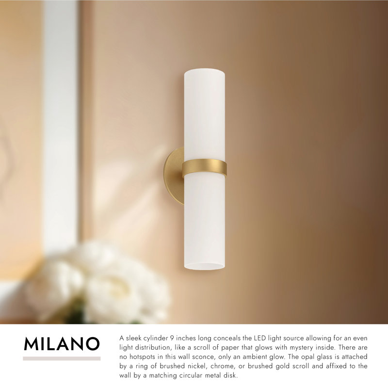 Milano 1 - Light LED Armed Sconce