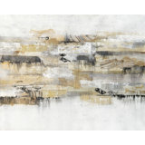 Golden Filagree Print by Jennifer Hollack Raboin