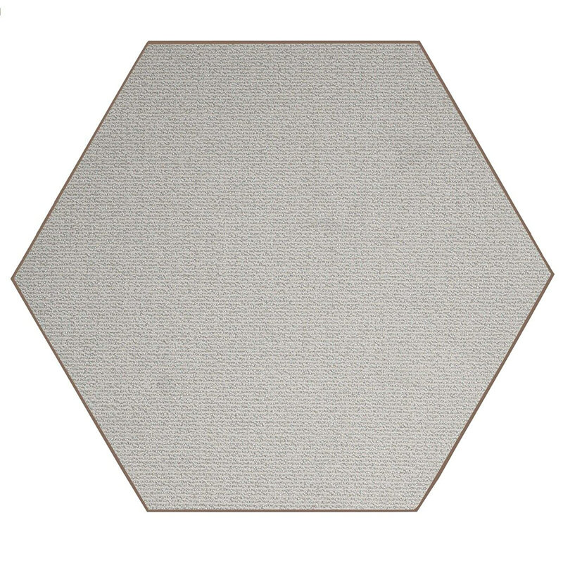 Tapis ovale intérieur / extérieur Iconic - beige, Hexagone 6 pi