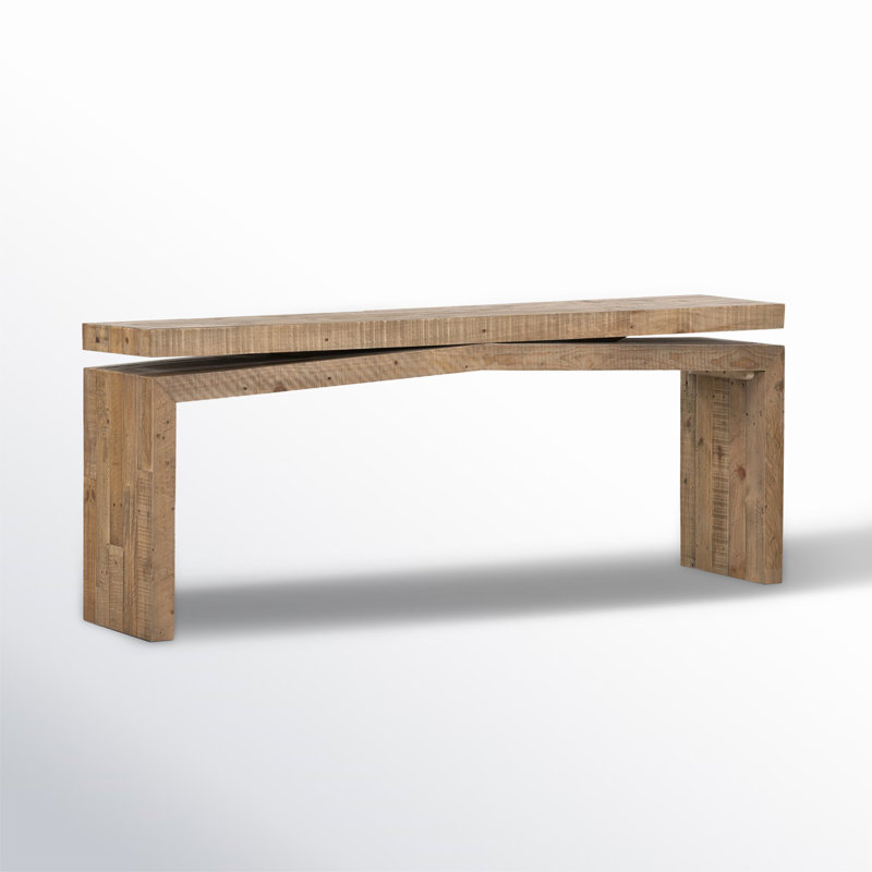 Matthes Solid Wood Console Table, Sierra Rustic Natural, 30.75" H x 94" W x 15" D