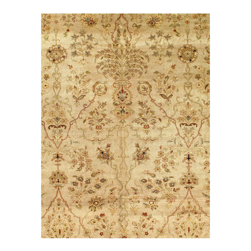 One-of-a-Kind Rectangle 10'5" X 13'7" Hand Knotted Area Rug