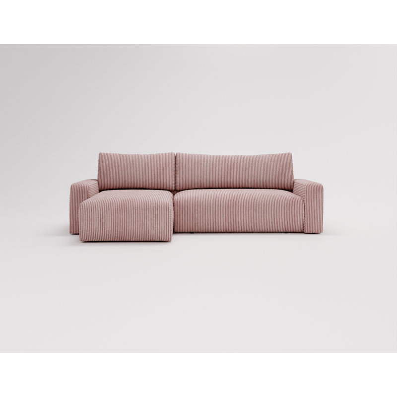 3 Seater Corner Sofa , Pink