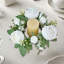 Couronne de 4 petites bougies roses-538015549