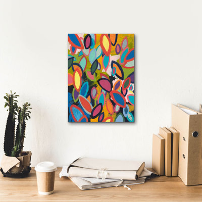 Toile épique Graffiti «Forest Floor No. 2» par Jan Weiss, 40 po x 54 po