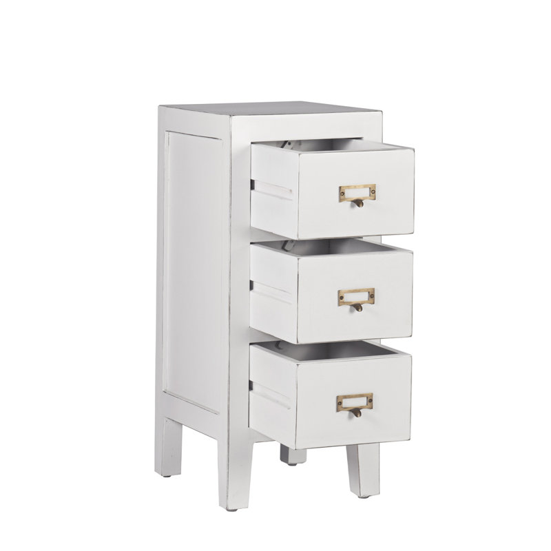 30cm W Solid Wood Bedside Table