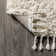 Felicdad Shag Plush Tassel Cream Rug