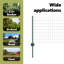 Vidaxl Euro Fence With 11 U Posts 25 M Steel-114618755-114618756