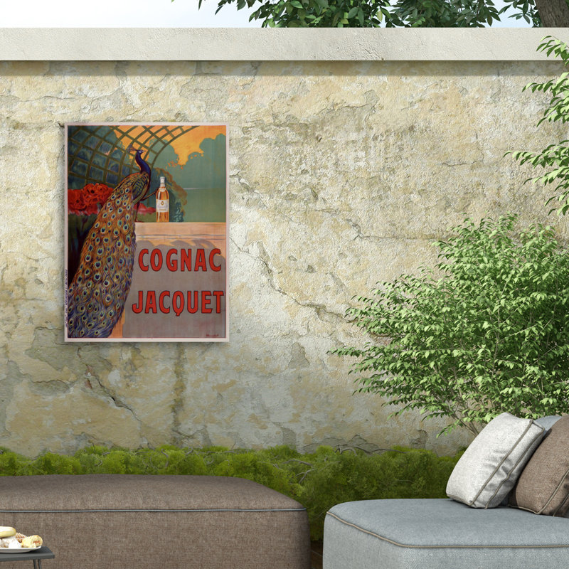 Toile d'extérieur cognac Marcus Jules, H 14 po x l 19 po