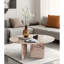 Table basse en marbre naturel, petite table, table de salon, 27,6 H12,6 pouces / 70 H32 cm, marbre véritable, marbre véritable-128517745-128517746
