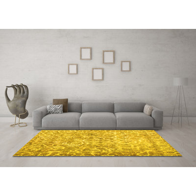 Emylie Washable Abstract Indoor Rug