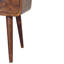 Wenzel 193.55cm W Solid Wood Bedside Table-387635700
