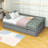 Twin-to-King Wood Daybed with Pull-Out Twin Trundle and Strong Frame-1212336504