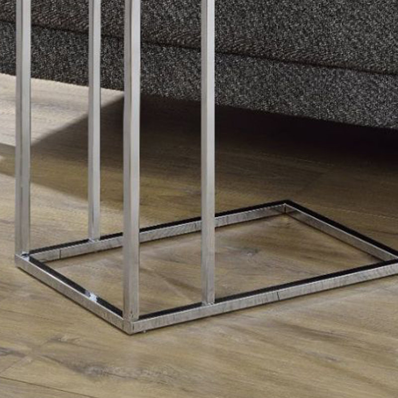 Table d'appoint rectangulaire minimaliste avec plateau extensible et pliable
