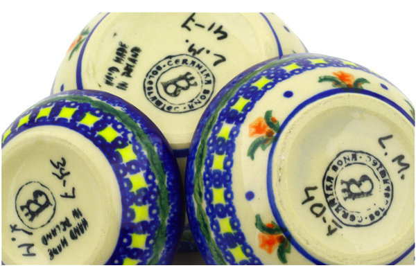 Cocentric Tulips Stoneware Rice Bowl
