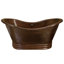 Aurora 60" x 29" Pedestal Soaking Copper Bathtub