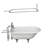 67'' x 30'' Freestanding Soaking Cast Iron Bathtub-72468596