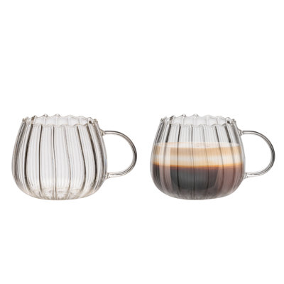 Zoha 400ml Borosilicate Glass Drinking Glass Set
