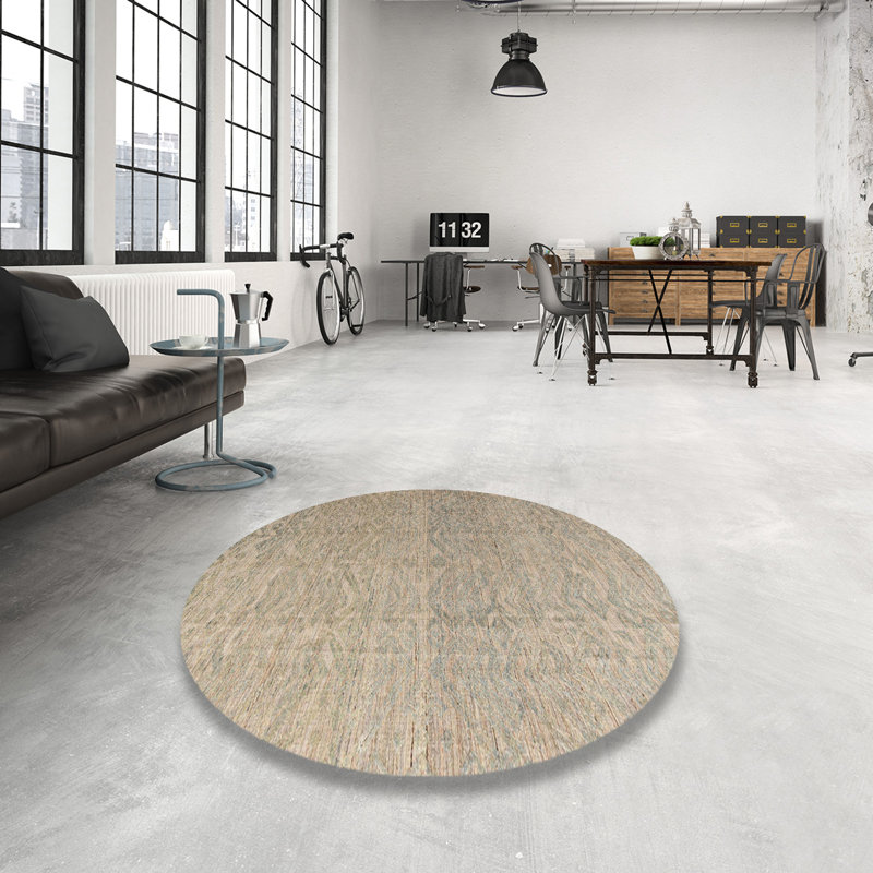 Tapis abstrait moderne 4613, Rond 5 pi
