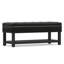 Banc de rangement avec repose-pieds capitonné et tablette ouverte Cosmopolitan-890916879