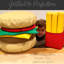Ensemble de jeu et sièges 13 pièces SoftScape Stack-a-Burger and Fries