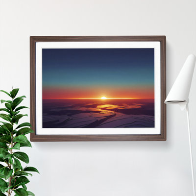 Dashing Sunset - Framed Print