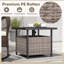 Table d'appoint en osier et rotin -2071975700