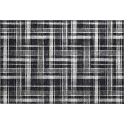 Premium Machine Washable Cerrito AMF563 Black Rug