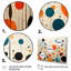 «Orange Orange Mid Century Geometric Abstractions III», reproduction d'art sur toile-1044067341-859984341