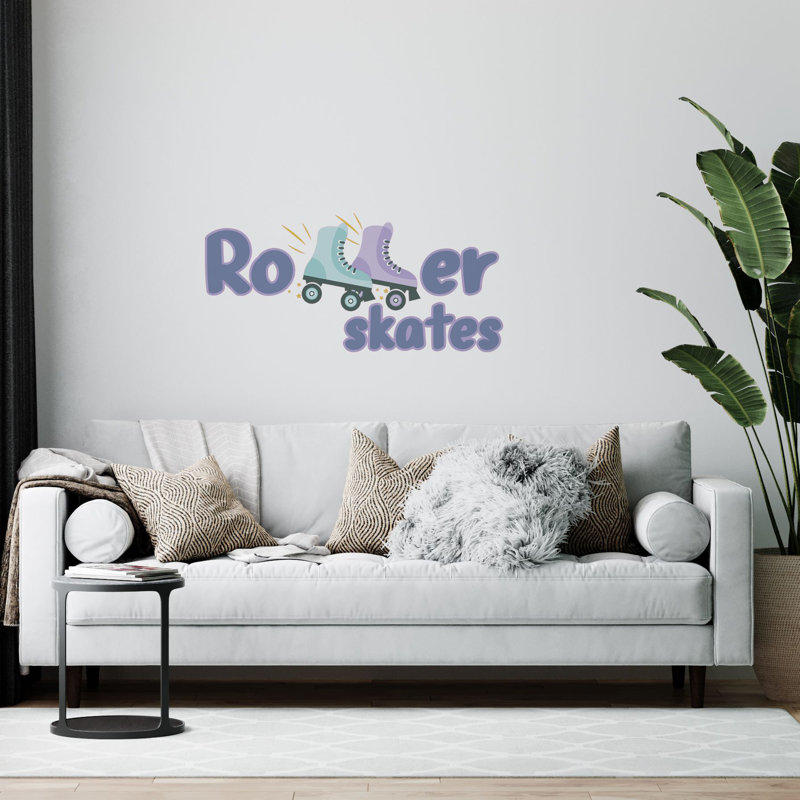 Text & Numbers Wall Decal, 20" H x 10" W