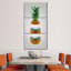 Ananas tranché sur toile, 3 pièces-92861094
