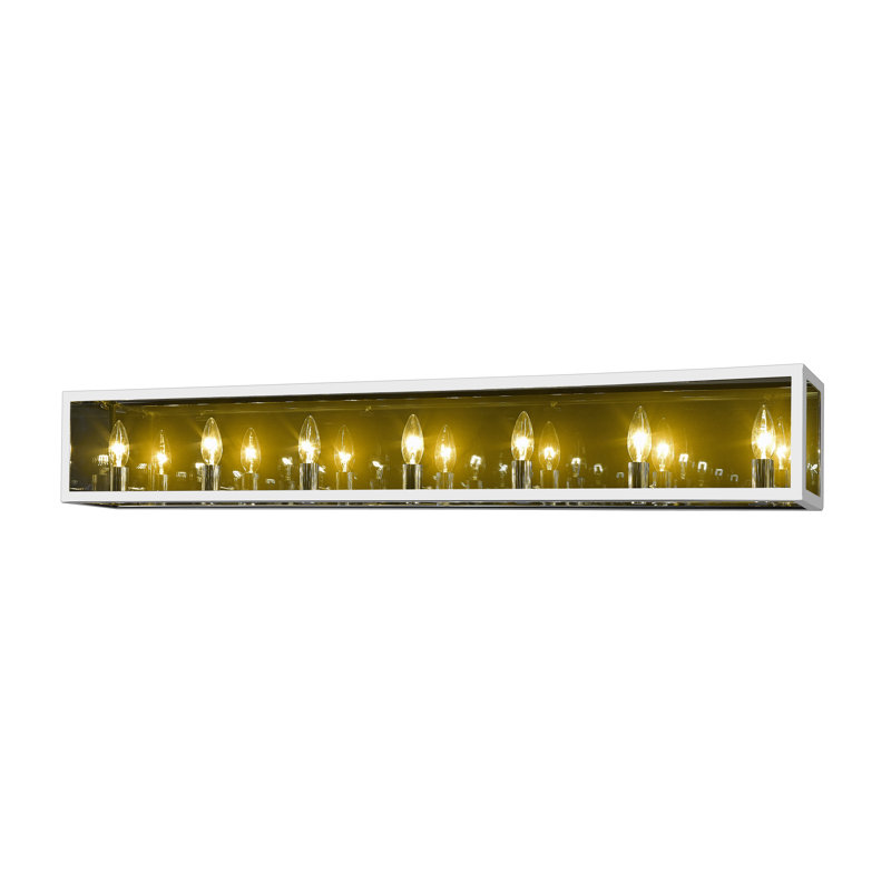 Éclairage de meuble-lavabo à luminosité 7 lumières Lapo, Chrome