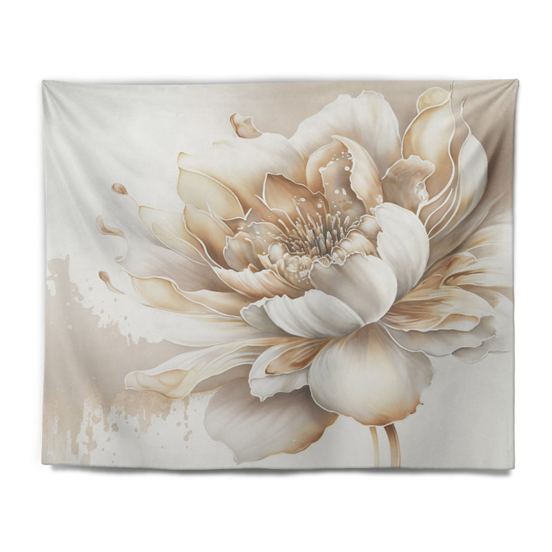 Tapisserie en polyester avec punaises, H 50 po x l 60 po